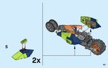 Bauanleitungen LEGO - NEXO KNIGHTS - 70358 - Aarons Flex-Dragster: Page 63