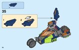 Bauanleitungen LEGO - NEXO KNIGHTS - 70358 - Aarons Flex-Dragster: Page 70