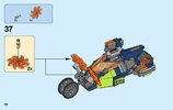 Bauanleitungen LEGO - NEXO KNIGHTS - 70358 - Aarons Flex-Dragster: Page 72