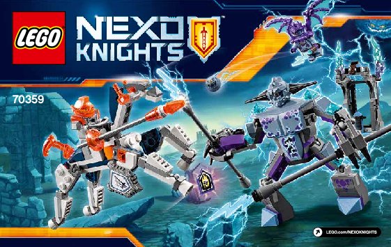 Bauanleitungen LEGO - NEXO KNIGHTS - 70359 - Lance gegen Lightning: Page 1