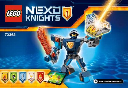 Bauanleitungen LEGO - NEXO KNIGHTS - 70362 - Action Clay: Page 1