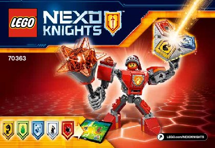 Bauanleitungen LEGO - NEXO KNIGHTS - 70363 - Action Macy: Page 1