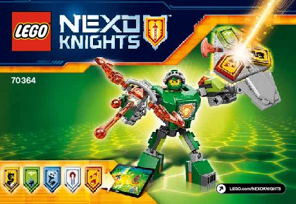 Bauanleitungen LEGO - NEXO KNIGHTS - 70364 - Action Aaron: Page 1