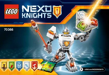 Bauanleitungen LEGO - NEXO KNIGHTS - 70366 - Action Lance: Page 1