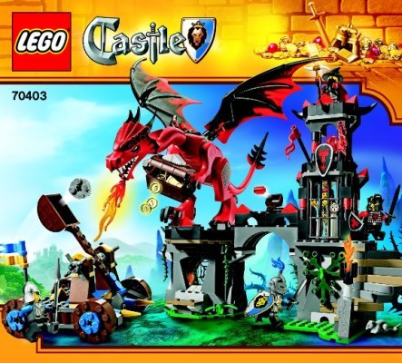 Bauanleitungen LEGO - Castle - 70403 - Drachen-Tor: Page 1