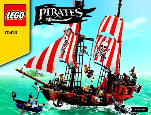 Bauanleitungen LEGO - 70413 - Großes Piratenschiff: Page 1