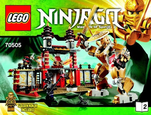 Bauanleitungen LEGO - NINJAGO - 70505 - Tempel des Lichts: Page 1