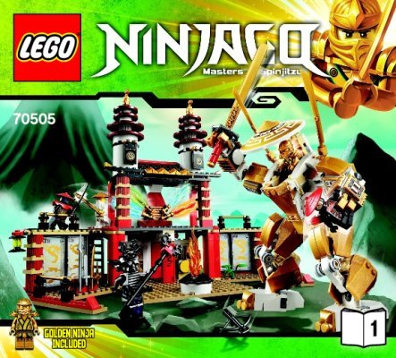 Bauanleitungen LEGO - NINJAGO - 70505 - Tempel des Lichts: Page 1