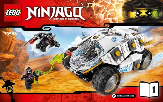 Bauanleitungen LEGO - NINJAGO - 70588 - Titan-Ninjamobil: Page 1