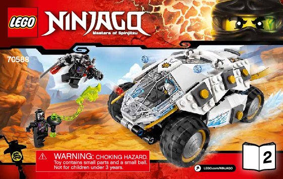 Bauanleitungen LEGO - NINJAGO - 70588 - Titan-Ninjamobil: Page 1