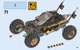 Bauanleitungen LEGO - NINJAGO - 70589 - Felsen-Buggy: Page 49