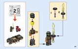 Bauanleitungen LEGO - NINJAGO - 70589 - Felsen-Buggy: Page 25