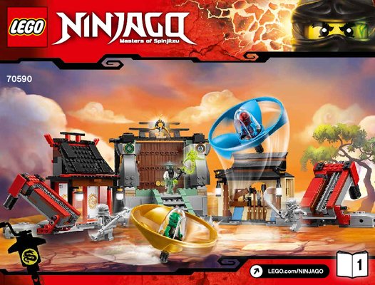 Bauanleitungen LEGO - NINJAGO - 70590 - Airjitzu Turnierarena: Page 1