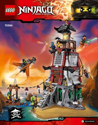 Bauanleitungen LEGO - NINJAGO - 70594 - Die Leuchtturmbelagerung: Page 1