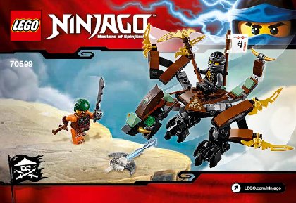 Bauanleitungen LEGO - NINJAGO - 70599 - Coles Drache: Page 1