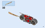 Bauanleitungen LEGO - NINJAGO - 70600 - Ninja-Bike Jagd: Page 37