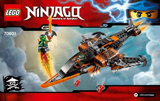 Bauanleitungen LEGO - NINJAGO - 70601 - Luft-Hai: Page 1