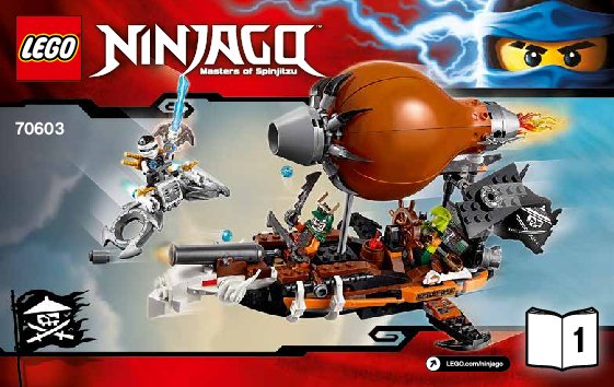 Bauanleitungen LEGO - NINJAGO - 70603 - Kommando-Zeppelin: Page 1