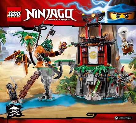 Bauanleitungen LEGO - NINJAGO - 70604 - Schwarze Witwen-Insel: Page 1