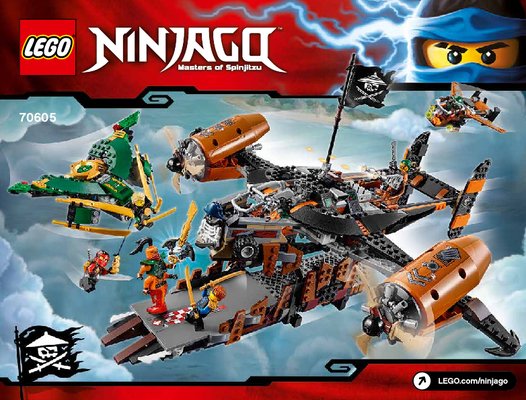 Bauanleitungen LEGO - NINJAGO - 70605 - Luftschiff des Unglücks: Page 1