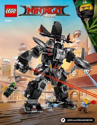 Bauanleitungen LEGO - THE LEGO NINJAGO MOVIE - 70613 - Garmadon's Robo-Hai: Page 1