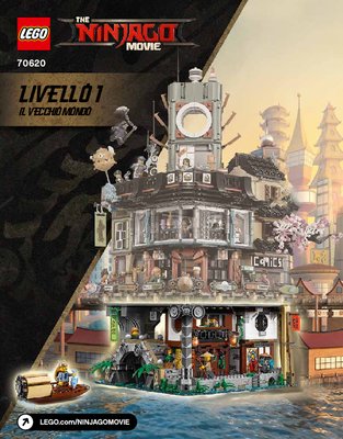 Bauanleitungen LEGO - THE LEGO NINJAGO MOVIE - 70620 - NINJAGO® City: Page 1