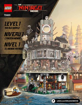 Bauanleitungen LEGO - THE LEGO NINJAGO MOVIE - 70620 - NINJAGO® City: Page 1