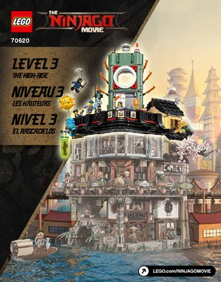 Bauanleitungen LEGO - THE LEGO NINJAGO MOVIE - 70620 - NINJAGO® City: Page 1