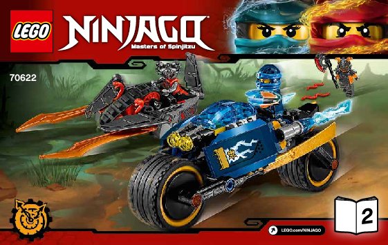 Bauanleitungen LEGO - NINJAGO - 70622 - Wüstenflitzer: Page 1