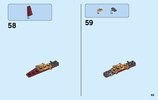 Bauanleitungen LEGO - NINJAGO - 70623 - Schatten des Ninja-Flugseglers: Page 65