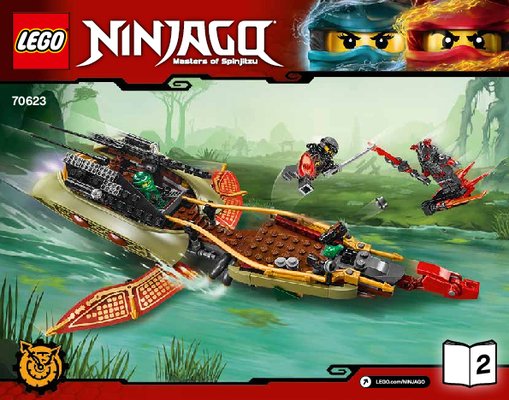 Bauanleitungen LEGO - NINJAGO - 70623 - Schatten des Ninja-Flugseglers: Page 1