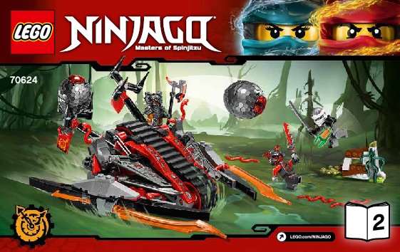 Bauanleitungen LEGO - NINJAGO - 70624 - Vermillion Eindringling: Page 1