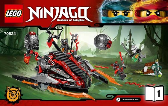 Bauanleitungen LEGO - NINJAGO - 70624 - Vermillion Eindringling: Page 1