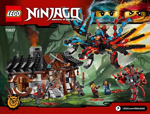 Bauanleitungen LEGO - NINJAGO - 70627 - Drachenschmiede: Page 1