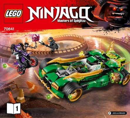 Bauanleitungen LEGO - 70641 - Ninja Nightcrawler: Page 1