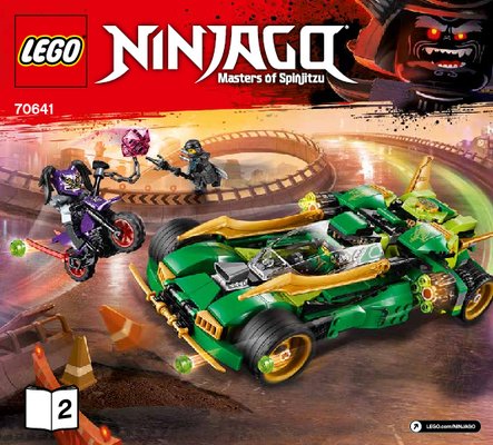 Bauanleitungen LEGO - 70641 - Ninja Nightcrawler: Page 1