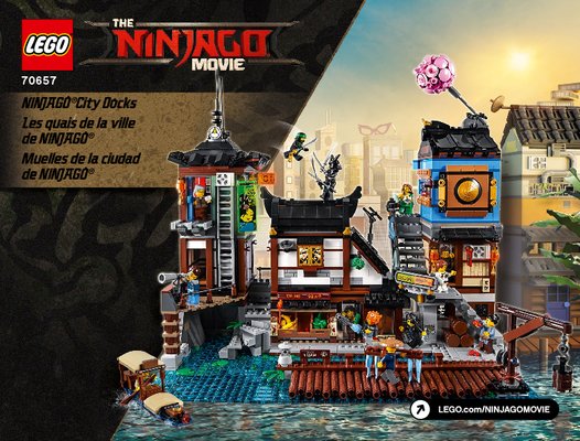 Bauanleitungen LEGO - 70657 - NINJAGO® City Docks: Page 1