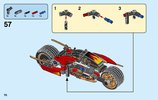 Bauanleitungen LEGO - 70667 - Kai's Blade Cycle & Zane's Snowmobile: Page 70