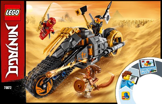 Bauanleitungen LEGO - 70672 - Cole's Dirt Bike: Page 1