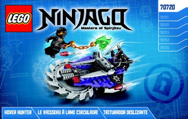 Bauanleitungen LEGO - NINJAGO - 70720 - Schwebendes Sägekissen: Page 1