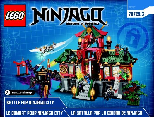 Bauanleitungen LEGO - NINJAGO - 70728 - Ninjago City: Page 1