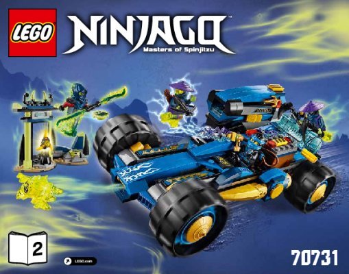 Bauanleitungen LEGO - NINJAGO - 70731 - Jay Walker One: Page 1