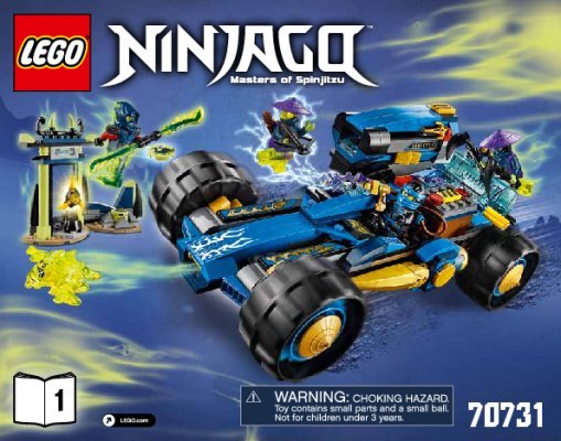 Bauanleitungen LEGO - NINJAGO - 70731 - Jay Walker One: Page 1