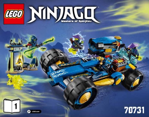 Bauanleitungen LEGO - NINJAGO - 70731 - Jay Walker One: Page 1