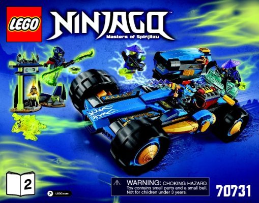 Bauanleitungen LEGO - NINJAGO - 70731 - Jay Walker One: Page 1