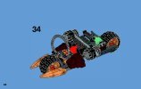 Bauanleitungen LEGO - NINJAGO - 70733 - Cole's Donner-Bike: Page 44