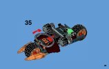 Bauanleitungen LEGO - NINJAGO - 70733 - Cole's Donner-Bike: Page 45