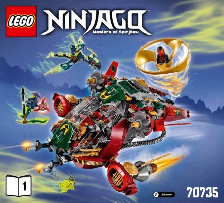 Bauanleitungen LEGO - NINJAGO - 70735 - Ronin R.E.X.: Page 1