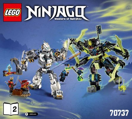 Bauanleitungen LEGO - NINJAGO - 70737 - Titanroboter gegen Mech-enstein: Page 1