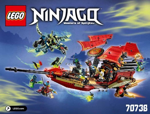 Bauanleitungen LEGO - NINJAGO - 70738 - Der letzte Flug des Ninja-Flugseglers: Page 1